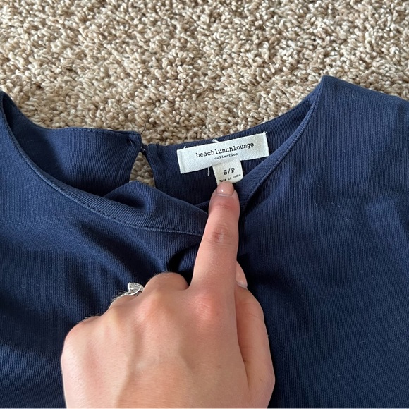 Navy blouse - Picture 2 of 2